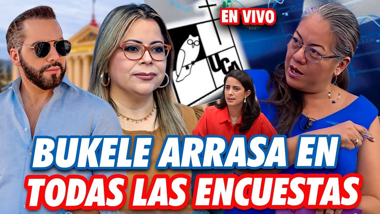 Nayib Bukele arrasa en todas las encuestas 🔥🚨 Chino Flores y Claudia Ortíz no tienen oportunidad