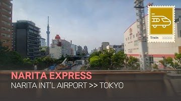 [FULL] Narita Express, Narita Airport Terminal 1 to Tokyo Station!