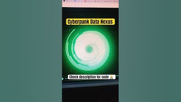 Cyberpunk Data Nexus | Codepen Demo |  #html #css #shorts