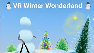 Hop on the sleigh and check out this Virtual Reality Winter Wonderland ⛄❄️ 🎄