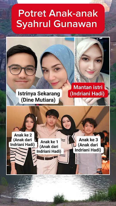 Potret Anak-anak Sahrul Gunawan yang cantik dan ganteng banget #shorts #fyp