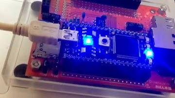 TinyJS on mbed; and LED Blinker #2