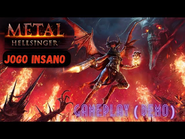 ✓ METAL HELLSINGER - JOGO MUITO MANEIRO DO GÊNERO FPS DE RITMO - GAMEPLAY  (DEMO GRÁTIS) 🤘 