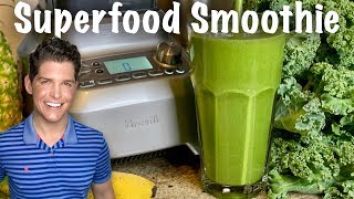 How to Make a Superfood Green Smoothie that Tastes Good! Nutritarian & Vegan