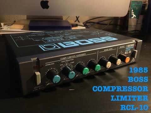 Boss Compressor Limiter RCL-10 (Micro Rack series) demo ボス コンプレッサー リミター RCL-10 デモ