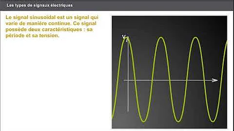 Quels sont les différents signaux electriques ?