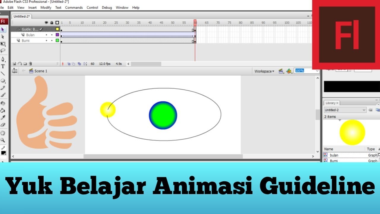  Tutorial  Adobe  Flash  Animasi  Guideline YouTube