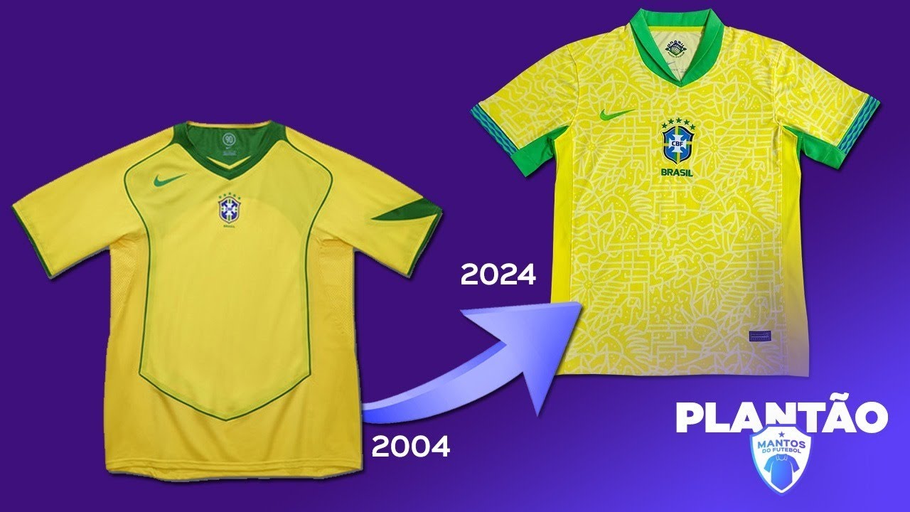 Camisas Brasil - Novo Camisolas De Futebol Online