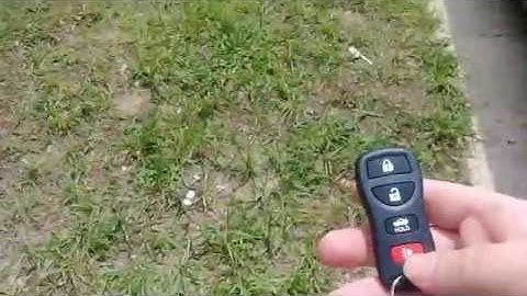 How to easily program keyless entry key fob for 2002-2005 Nissan Altima