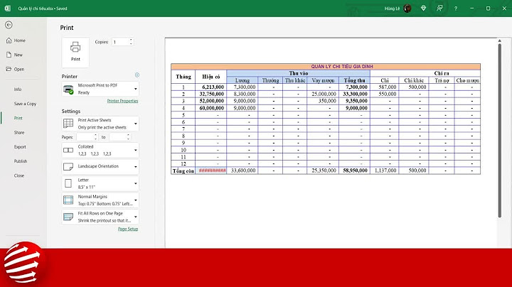 Lỗi in file excel không hiện nét hàng năm 2024