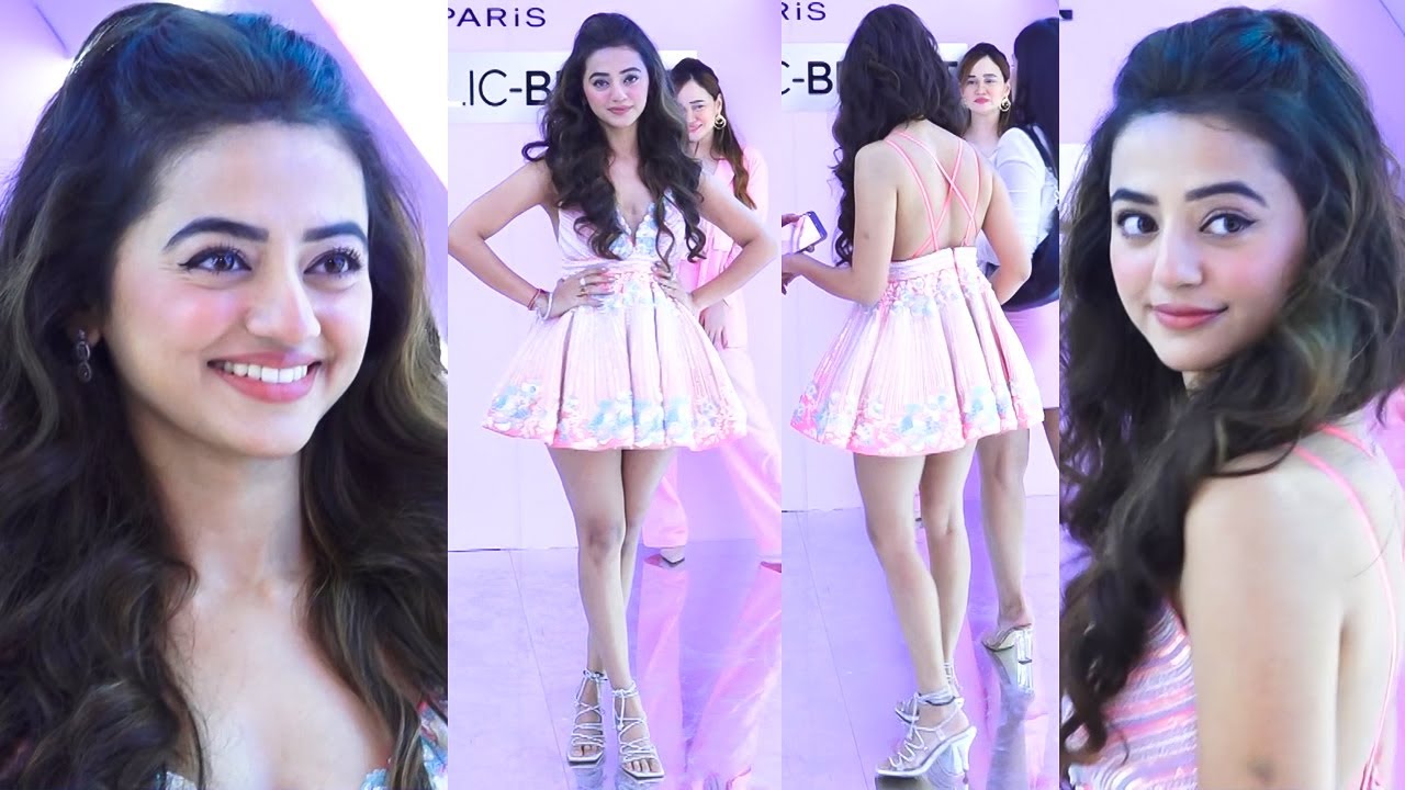 Helly Shah Looks So Pretty In Pink Dress Arrive At L’oreal Paris New ...