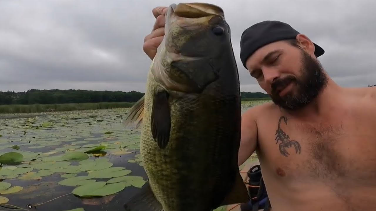 Lunker on Turner Lake || Topwater Bass Fishing With Booyah Padcrasher JR for pressured bass