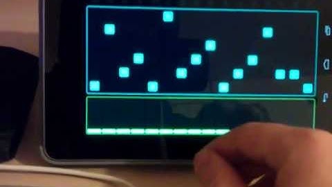 TouchOSC (Android) + Processing + Pure Data = Beat Machine