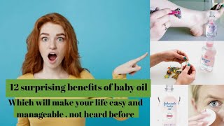 12 surpising baby oil Hacks | that will change your life | Glamour lifetime screenshot 2