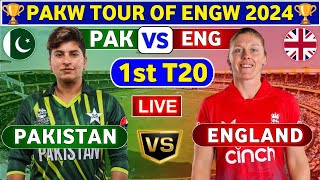 Pakistan Women vs England Women, 1st T20 | PAKW vs ENGW 1st T20 Live Score & Commentary