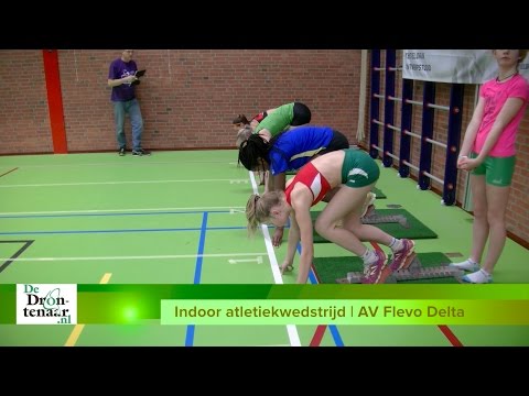 VIDEO | Ruim driehonderd atleten genieten van indoorwedstrijd Flevo Delta in 't Dok