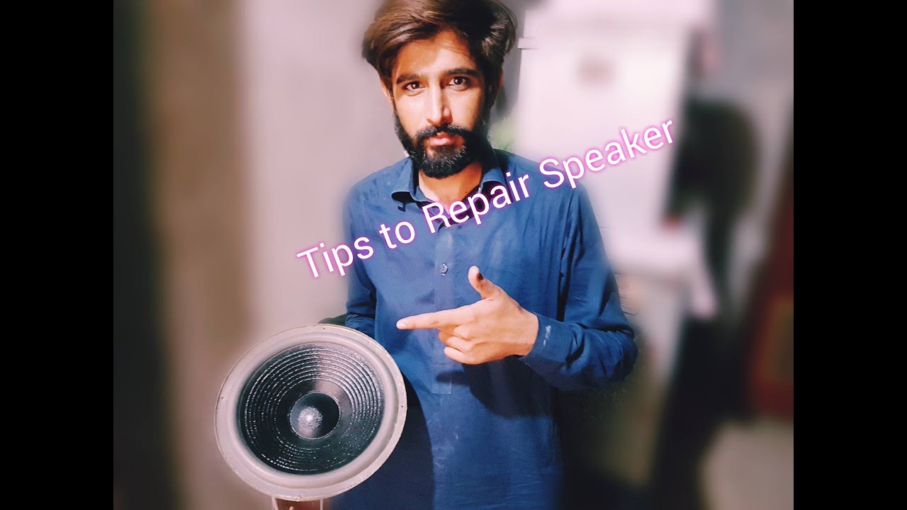 How to repair speaker at home easily with cheap price - YouTube