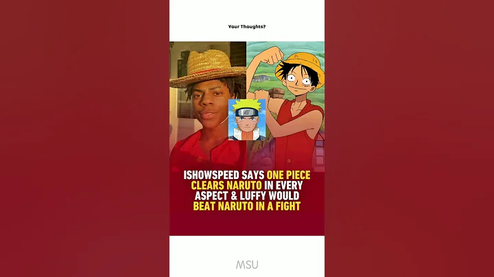 Onepiece is Greater than Naruto? #shorts #onepiece #naruto #ishowspeed #anime #luffy #yt