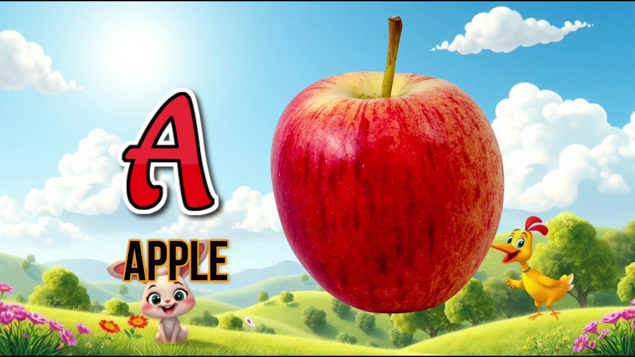ABC Song for Kids | A for Apple & Fun Alphabet Song with Cute ...