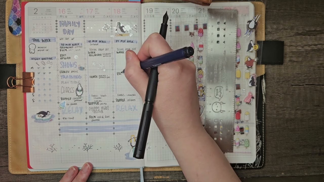 Plan With Me - Week 8 | Kinbor A5