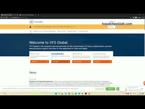 How to book France VISA appointment at VFS Global | Schengen Visa process for Indians | vlog 54
