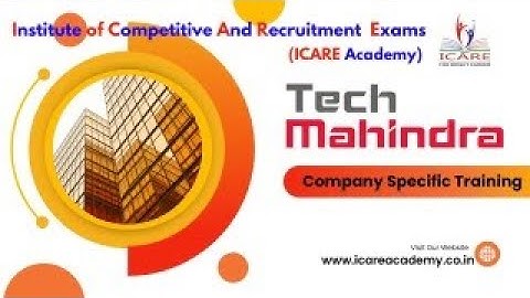 Tech Mahindra - Mapping Associate Online Test Questions | Durga Naresh | ICARE Academy