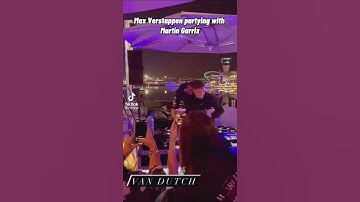 Thumbnail of Max Verstappen partying with Martin Garrix #f1 #abudhabi #verstappen #martingarrix #2021 #shorts