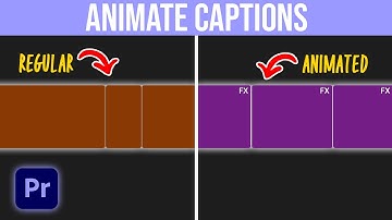 How To Animate Captions In Premiere Pro