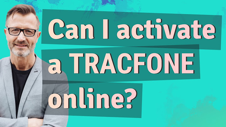 How do i activate my tracfone online