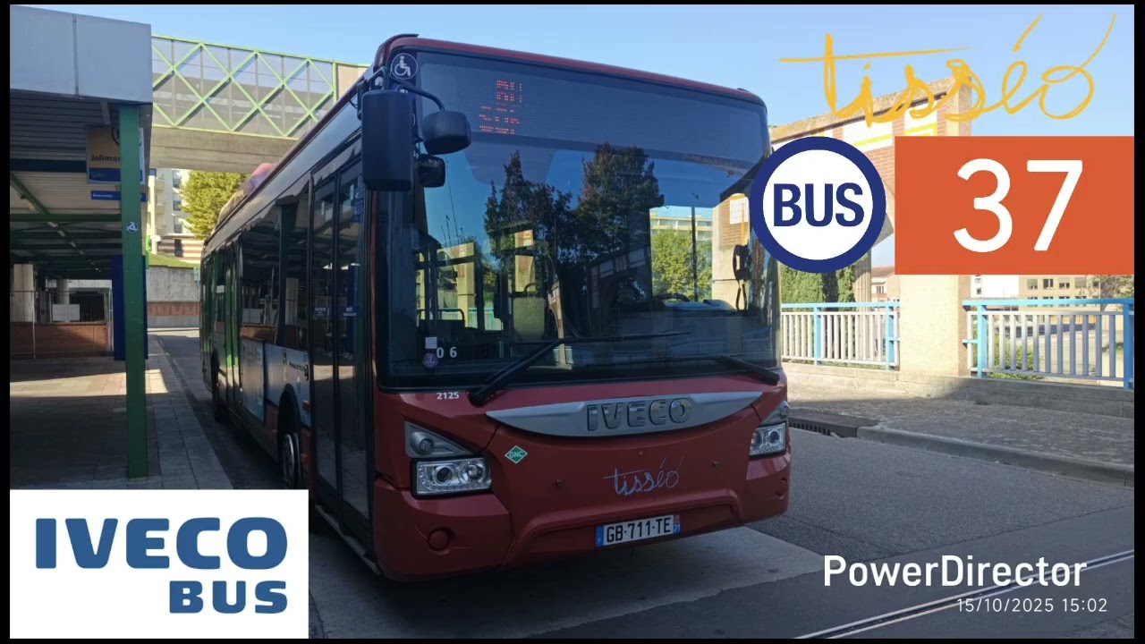 TISSÉO TRAJET SOUND 🔊 EN IVECO URBANWAY CURSOR 8 SUR LA LIGNE 37 🟧