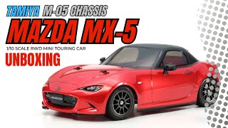 UNBOXING Tamiya M-05 Mazda MX-5 Roadster RC Car Kit #rccars