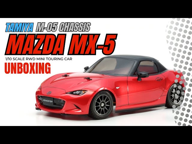 UNBOXING Tamiya M-05 Mazda MX-5 Roadster RC Car Kit #rccars