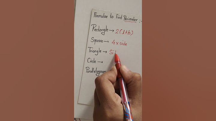 How to find perimeter #perimeter #formulae #circle #triangle #rectangle #shorts #yt #youtubeshorts