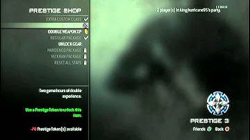 MW3 Unlimited Prestige Token (Glitch) Tutorial