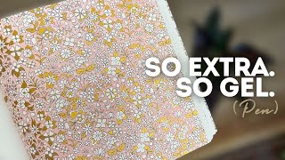 Gel Pen Coloring Tips - White & Gold Flowers | Johanna Basford's World of Flowers Update