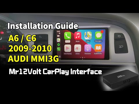 Audi A6/C6 2009-2010 CarPlay Android Auto Installation MMI 3G
