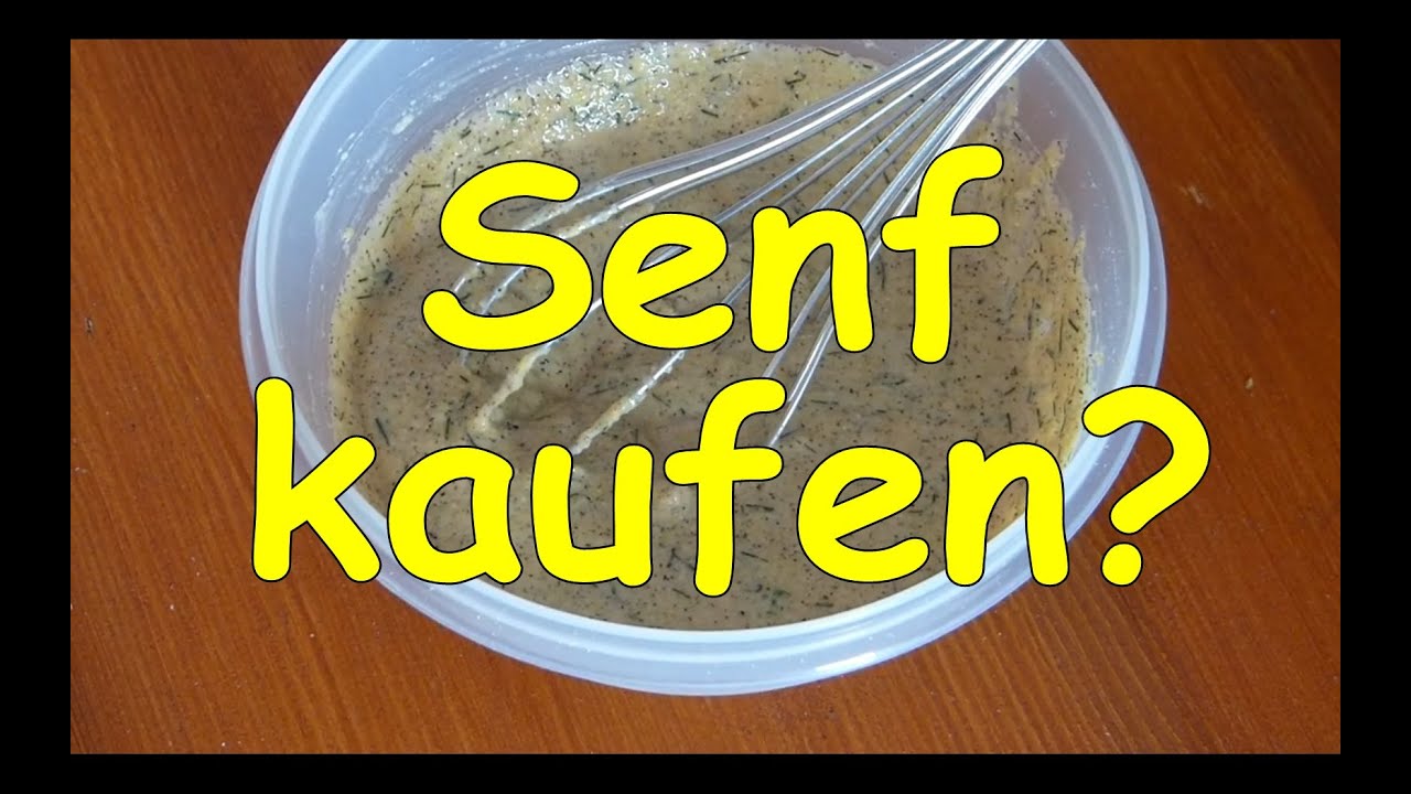 Rezept: Senf selber herstellen *salzfrei* *zuckerfrei*