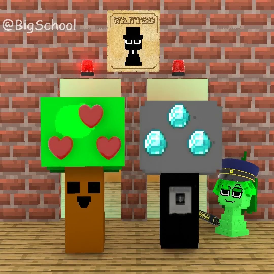 Help Green Police find the wanted Black who disguised as Fun Bot!