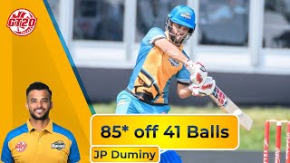 Jp Duminy 85 Off 41 Balls Gt20 Canada Highlights Season 2Nd