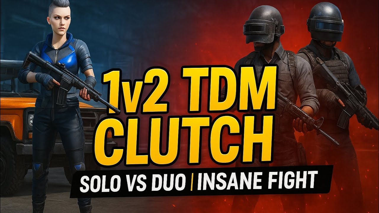 “1v2 TDM Challenge 🔥 | Solo vs Duo Insane Fight | PUBG Mobile ...
