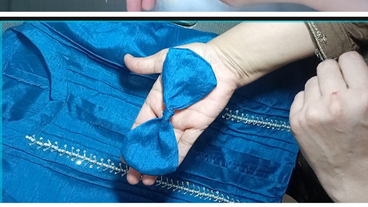 DIY Butterfly Bow Hair Pin & Cute Fabric Bow for Dress | Easy Bow Tutorial for Baby Girls