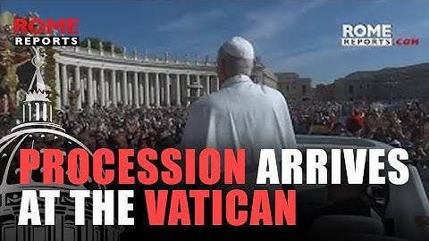 Procession of the Lord of Miracles arrives at the Vatican Leo XIV