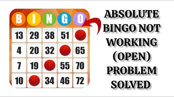 How To Solve Absolute Bingo App Not Working/Not Open Problem|| Rsha26 Solutions