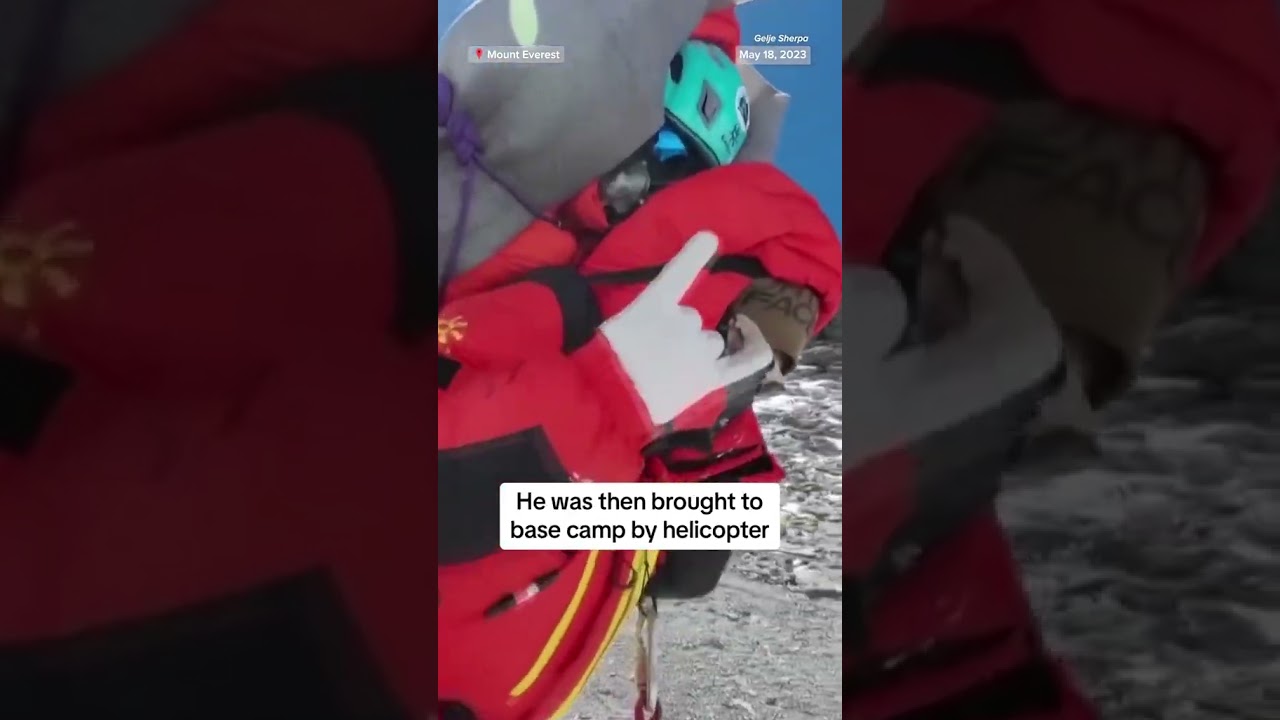 Nepali sherpa saves #climber on #MountEverest