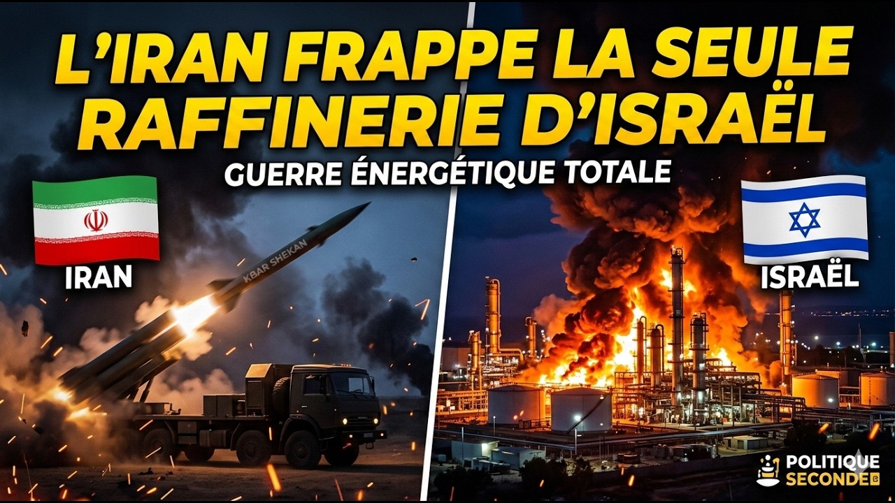 L'Iran a frappé la seule raffinerie d'Israël
