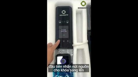 HomeKit - Hướng dẫn cách vào mục cài đặt của Khoá nhận diện khuôn mặt AB-34G version 2