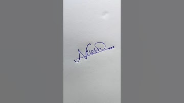 Nilesh sign ✍️🎧🎀 Suhani calligraphy YT ✍️💐💯 #signature #calligraphy 💝