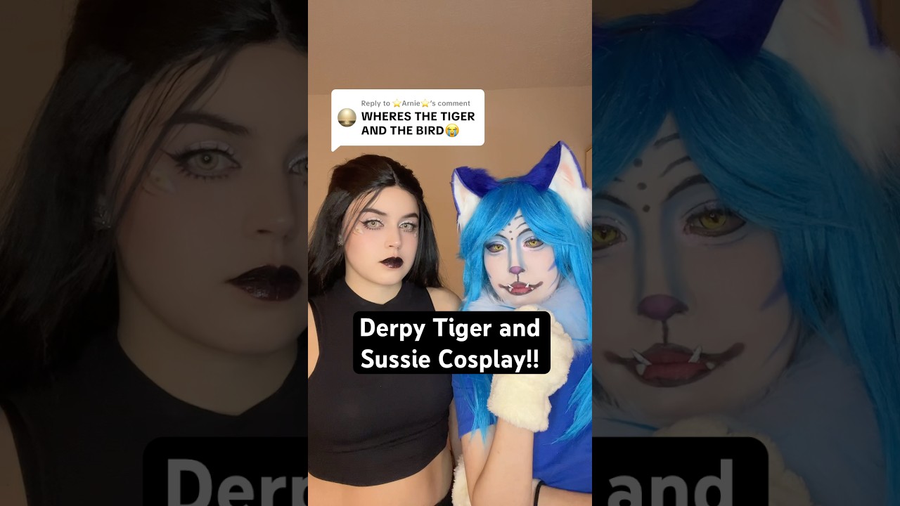 Kpop Demon Hunters Derpy Tiger cosplay! #kpopdemonhunters #cosplay #sajaboys #huntrix