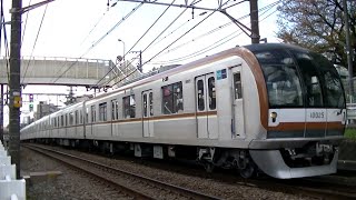 東京メトロ10000系10125F急行和光市行き 自由が丘－田園調布にて