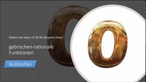 Nullstellen einer gebrochen-rationalen Funktion bestimmen